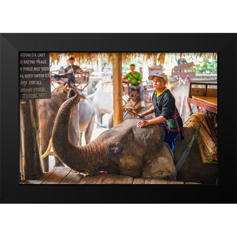 Thailand - 347 Black Modern Wood Framed Art Print by Heine, Ben