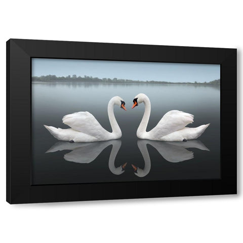 Together Black Modern Wood Framed Art Print by Heine, Ben