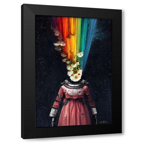 Astro Cruise 12 - 2 A Princess Dream Black Modern Wood Framed Art Print by Heine, Ben