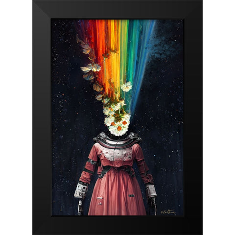 Astro Cruise 12 - 2 A Princess Dream Black Modern Wood Framed Art Print by Heine, Ben