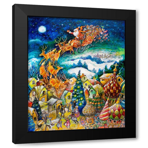 St. Nicholas Black Modern Wood Framed Art Print with Double Matting by Bell, Bill