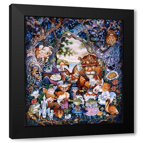 Pretenders Black Modern Wood Framed Art Print by Bell, Bill