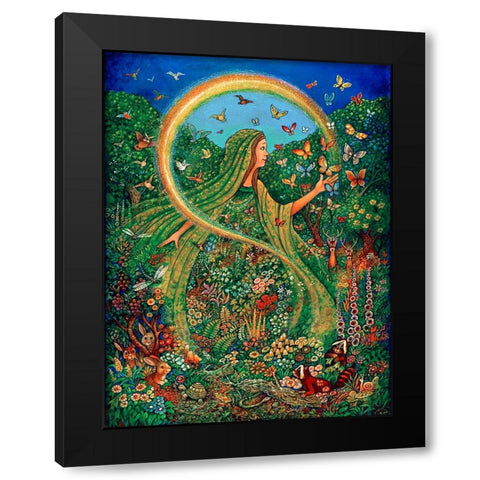 15 Black Modern Wood Framed Art Print with Double Matting by Bell, Bill