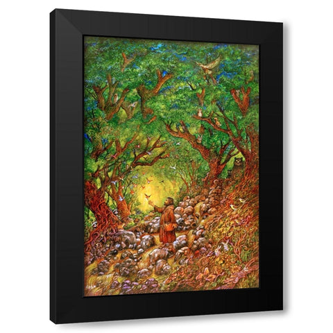 24 Black Modern Wood Framed Art Print with Double Matting by Bell, Bill