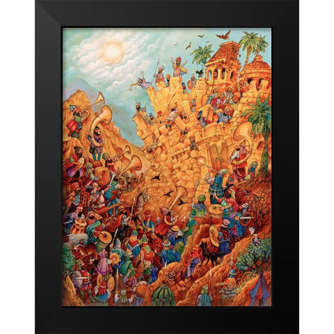 25 Black Modern Wood Framed Art Print by Bell, Bill