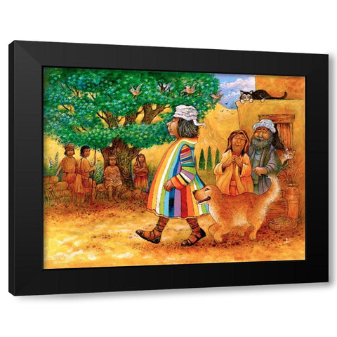 27 Black Modern Wood Framed Art Print by Bell, Bill