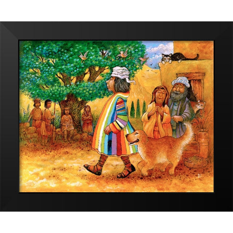 27 Black Modern Wood Framed Art Print by Bell, Bill