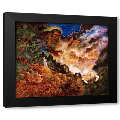29 Black Modern Wood Framed Art Print with Double Matting by Bell, Bill