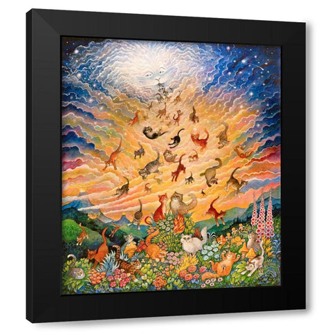 46 Black Modern Wood Framed Art Print by Bell, Bill