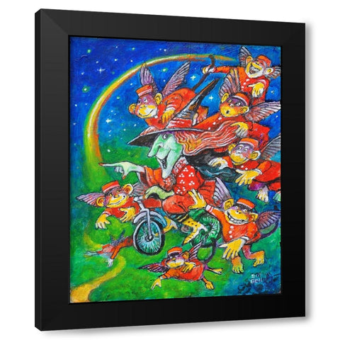 Look To The Rainbow Black Modern Wood Framed Art Print by Bell, Bill
