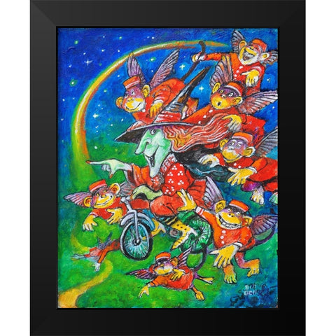 Look To The Rainbow Black Modern Wood Framed Art Print by Bell, Bill