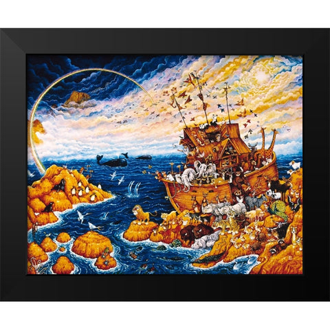 A New Beginning Black Modern Wood Framed Art Print by Bell, Bill