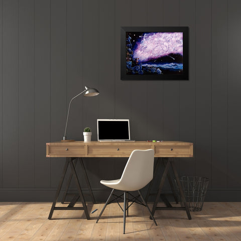 Starman  Black Modern Wood Framed Art Print by Bell, Bill