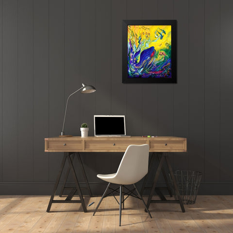 Jonah Black Modern Wood Framed Art Print by Bell, Bill
