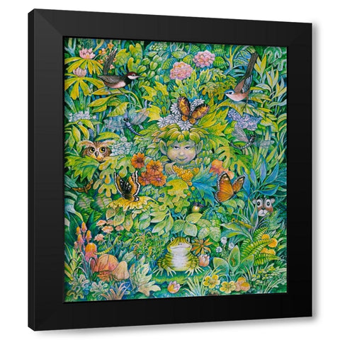 The Pixie Black Modern Wood Framed Art Print with Double Matting by Bell, Bill