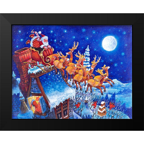 Night B4 B Black Modern Wood Framed Art Print by Bell, Bill