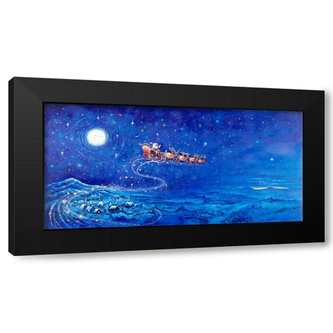 Night B4 E Black Modern Wood Framed Art Print with Double Matting by Bell, Bill