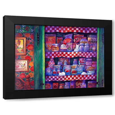 Night B4 I Black Modern Wood Framed Art Print by Bell, Bill