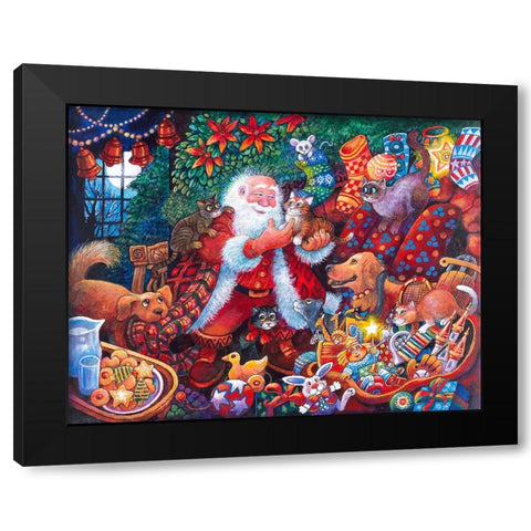 Night B4 P Black Modern Wood Framed Art Print by Bell, Bill