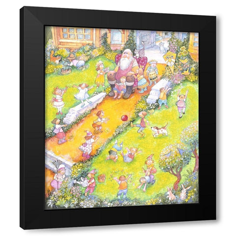 The Selfish Giant #14 Black Modern Wood Framed Art Print with Double Matting by Bell, Bill