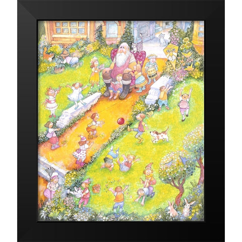 The Selfish Giant #14 Black Modern Wood Framed Art Print by Bell, Bill