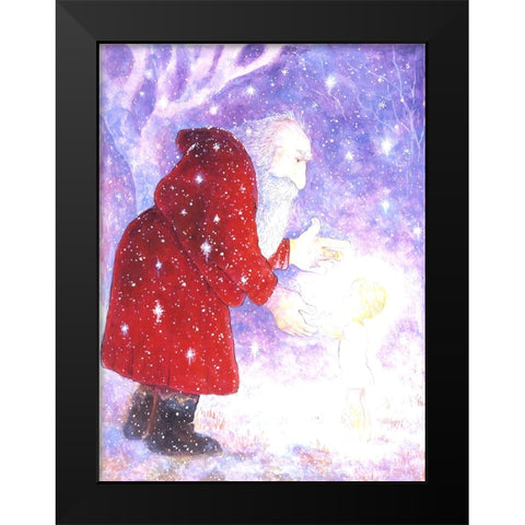 The Selfish Giant #15 Black Modern Wood Framed Art Print by Bell, Bill