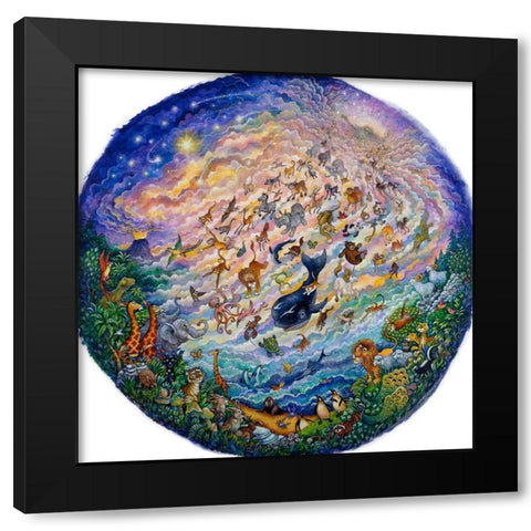 In The Beginning (Pc) Black Modern Wood Framed Art Print by Bell, Bill