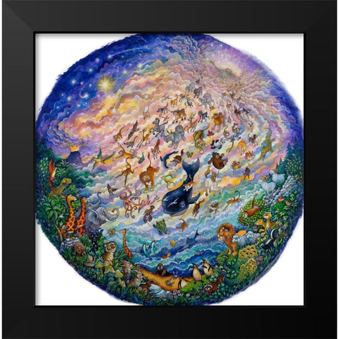In The Beginning (Pc) Black Modern Wood Framed Art Print by Bell, Bill