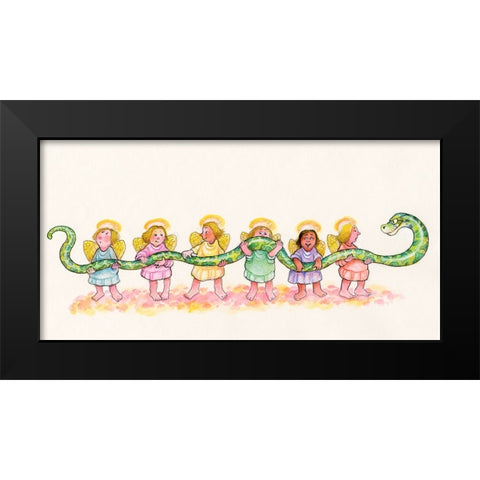 15B Black Modern Wood Framed Art Print by Bell, Bill