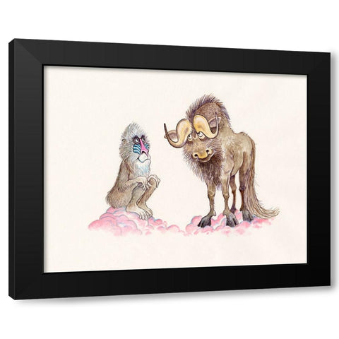18C Black Modern Wood Framed Art Print with Double Matting by Bell, Bill