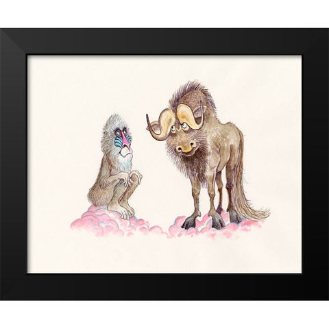 18C Black Modern Wood Framed Art Print by Bell, Bill