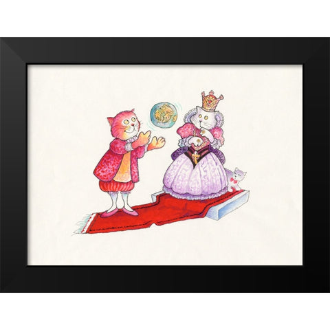 29A - Columbus Black Modern Wood Framed Art Print by Bell, Bill