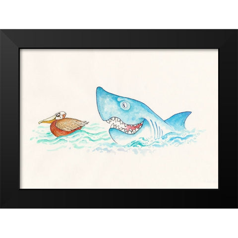 28A Black Modern Wood Framed Art Print by Bell, Bill