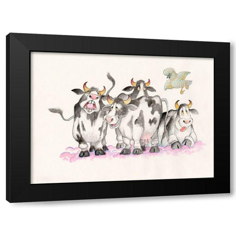 28C Black Modern Wood Framed Art Print by Bell, Bill