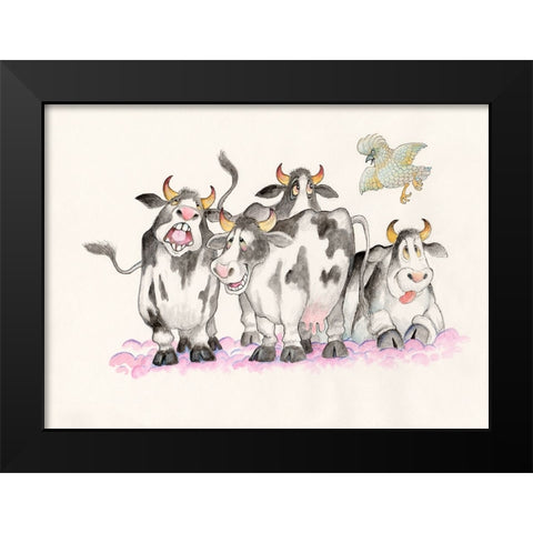 28C Black Modern Wood Framed Art Print by Bell, Bill