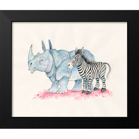 33A Black Modern Wood Framed Art Print by Bell, Bill