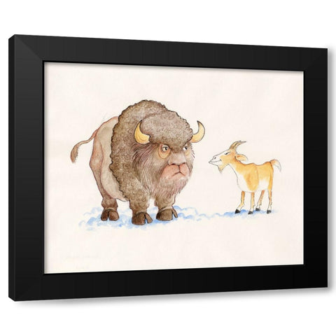 34A Black Modern Wood Framed Art Print with Double Matting by Bell, Bill