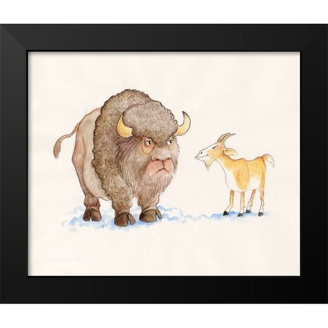 34A Black Modern Wood Framed Art Print by Bell, Bill