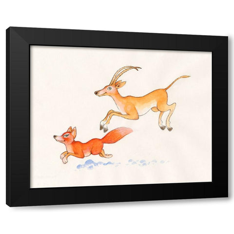 35A Black Modern Wood Framed Art Print by Bell, Bill