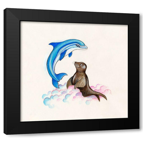 36B Black Modern Wood Framed Art Print with Double Matting by Bell, Bill