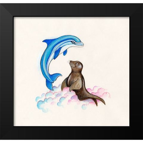 36B Black Modern Wood Framed Art Print by Bell, Bill