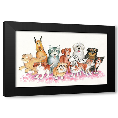 40A Black Modern Wood Framed Art Print with Double Matting by Bell, Bill