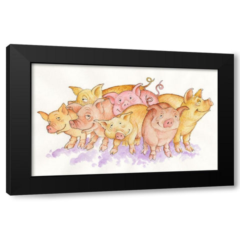 41B Black Modern Wood Framed Art Print by Bell, Bill