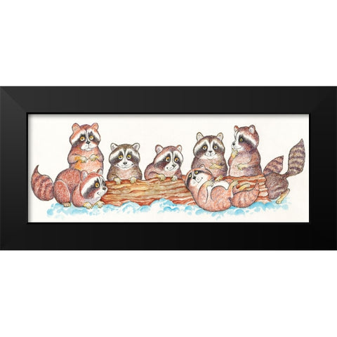 42B Black Modern Wood Framed Art Print by Bell, Bill