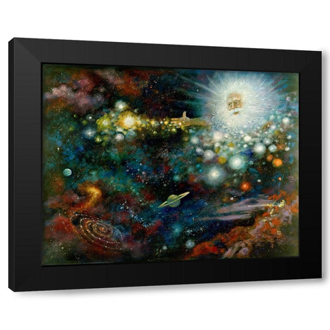 Let There Be Light Black Modern Wood Framed Art Print by Bell, Bill