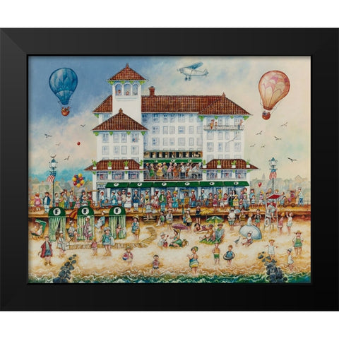 Flanders Memories Black Modern Wood Framed Art Print by Bell, Bill