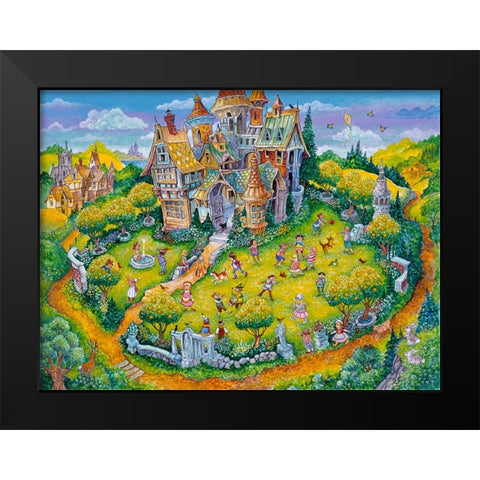 The Selfish Giant #2 Black Modern Wood Framed Art Print by Bell, Bill