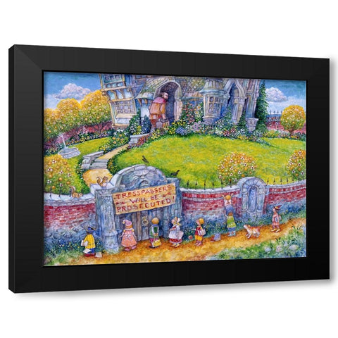 The Selfish Giant #3 Black Modern Wood Framed Art Print with Double Matting by Bell, Bill