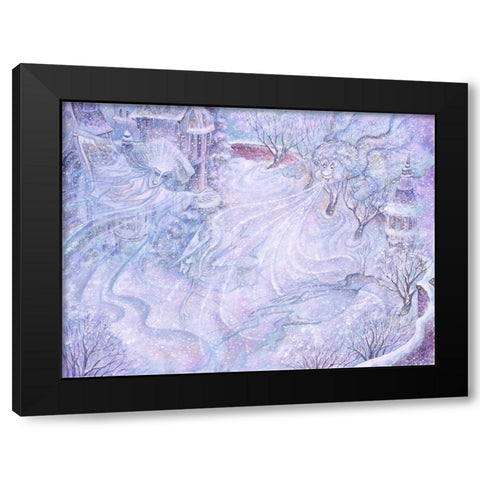 The Selfish Giant #5 Black Modern Wood Framed Art Print with Double Matting by Bell, Bill