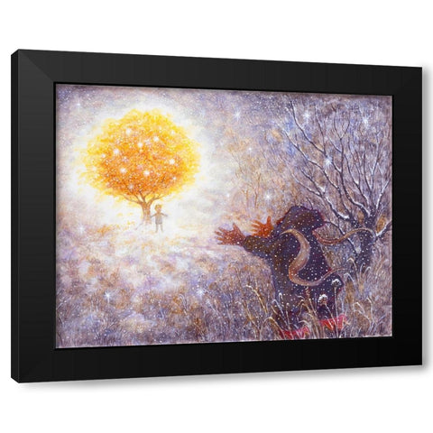 The Selfish Giant #7 Black Modern Wood Framed Art Print by Bell, Bill